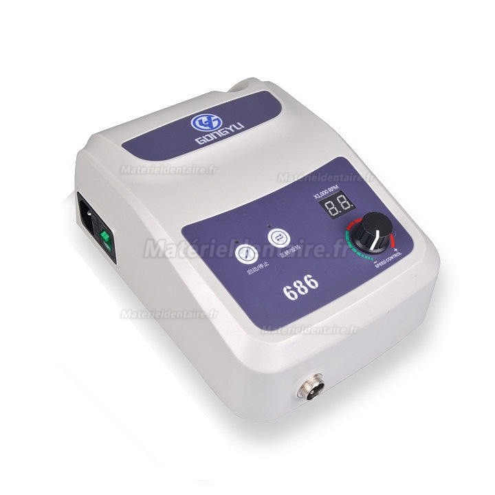 Micromoteur laboratoire dentaire sans balais AI-TE® AT-CM-41 avec pièce à main AT-A9, 50K tr/min